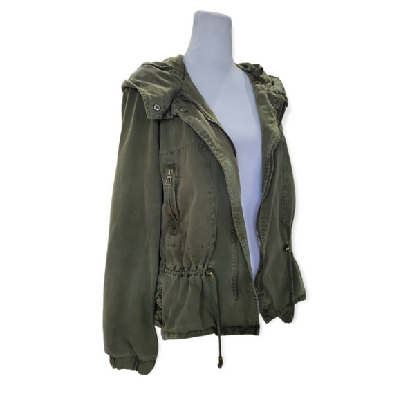 Zara Jackets & Blazers - ZARA Military Green Utility Jacket Size Medium